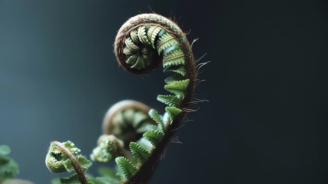 Unfurling Fern Frond: A Symbol of New Beginnings