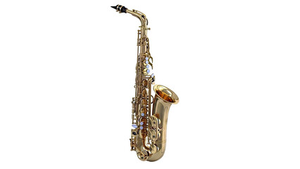 Golden Alto Saxophone