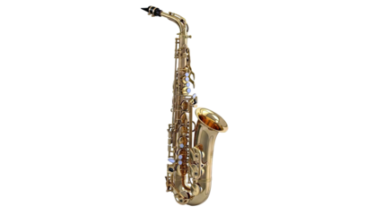 Golden Alto Saxophone