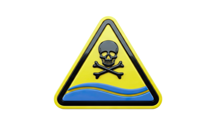Poisonous Water Warning Sign