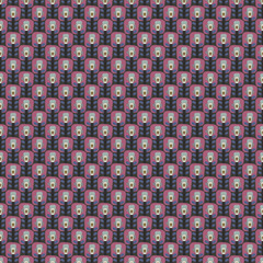 Elegant pattern abstract shapes seamless background geometric design modern textile fabric swatch, paper, wallpaper print. Vector graphic illustration digital image. Vintage pink, grey, blue color.