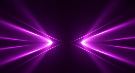 Violet Light Beams in Dark Space
