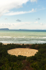 香川の銭形展望台からの眺め