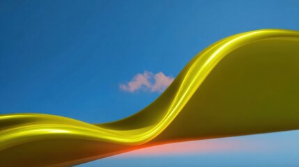 Modern Abstract Gold Wave Flow Premium Digital Art for Dynamic Event Promotion and Inspiring Marketing Content