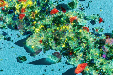 Modern Abstract Glitter Confetti Professional Celebration Luxury Content for Marketing, Advertising and Social Media