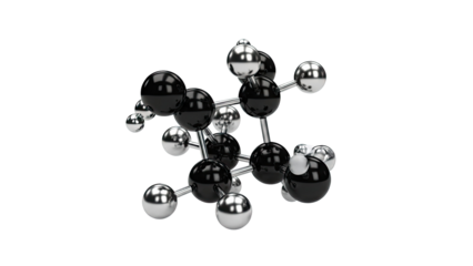 Molecular structure of pentane