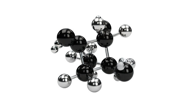 Molecular structure of pentane