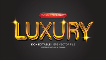 Obraz premium 3d text effect luxury theme