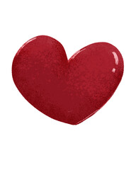 Obraz premium Red Heart Illustration