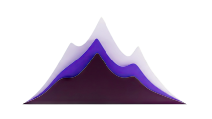 Abstract Mountain Layers