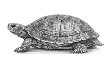 Obraz premium Realistic Detailed Turtle Illustration on transparent background image