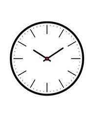 Minimalist clock face