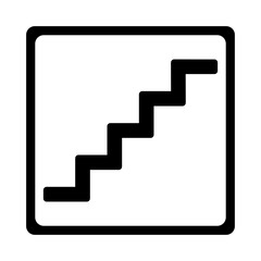 vector graphic of stairs icon. 