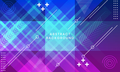 Colorful geometric abstract background overlap layer on bright space with rhombus shape decoration. Modern graphic design element squares style concept for banner, flyer, card, cover, or brochure