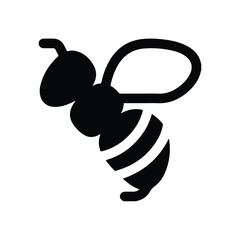 Bee icon, honey, animal, fly
