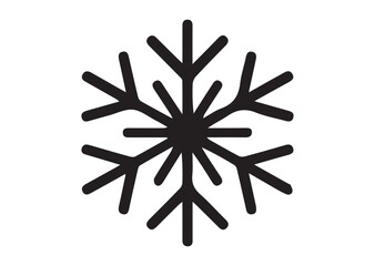 Snowflakes icon, Snowflakes solid vector
