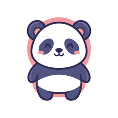 Adorable Cartoon Panda Bear Illustration