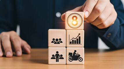 Business Growth Strategy Plan Success Delivery Teamwork Concept