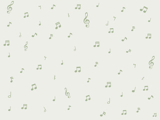 音符と音楽記号の壁紙