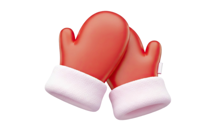 Red and Pink Mittens