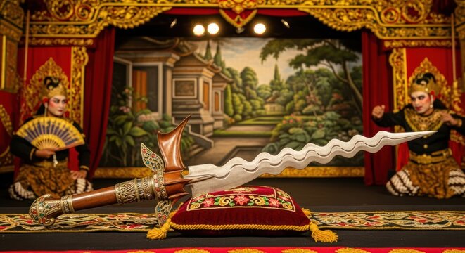 Wayang Puppet Show Performance.