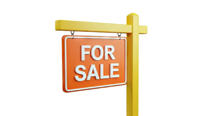 3D For Sale Sign