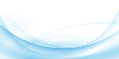 Obraz premium Abstract blue wave background design. Vector modern Illustration