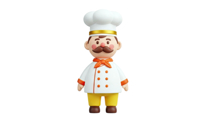 3D Cartoon Chef Character