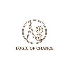 Mathematical Logic of Chance Dice Logo