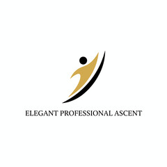 Abstract Professional Human Figure Success Logo