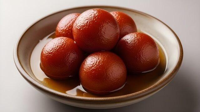 Plate of gulab jamun