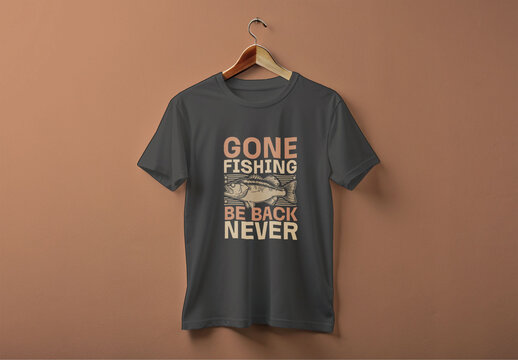 Fishing Tshirt Layout