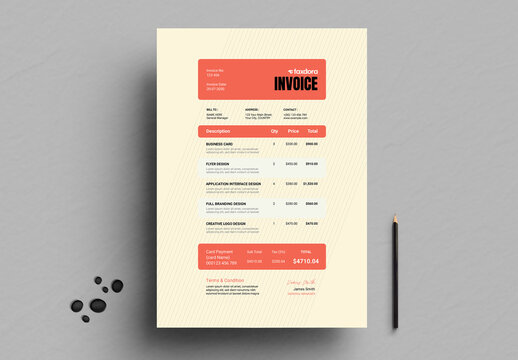 Invoice Template for Business and Corporate Use
