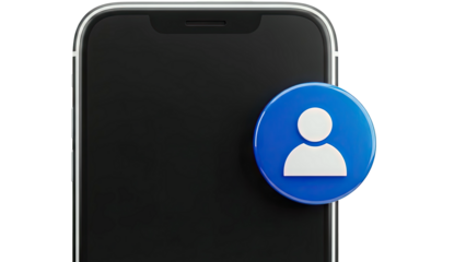 Smartphone with User Icon