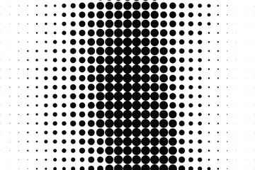 Wavy gradient halftone dots pattern texture background
