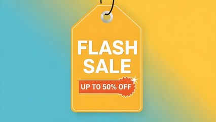 Offer Sticker Tag Illustration – Flat Modern Ecommerce Promotion Design