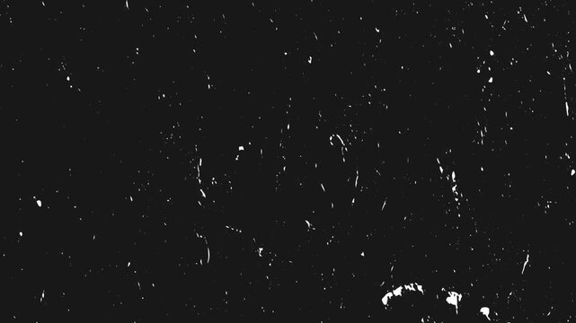 black grunge, rough abstract background loop animation, texture and graininess with dirty and grime effect