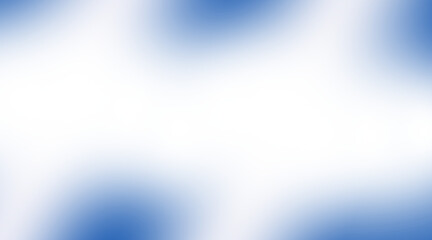 A soft blue abstract background features a smooth gradient wave and blurry bokeh light patterns to create a dark motion texture for a modern wallpaper design illustration