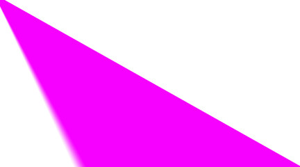 Vector illustration of a pink and purple ribbon design on a blank white sheet with a curled paper corner template and colorful light banner art