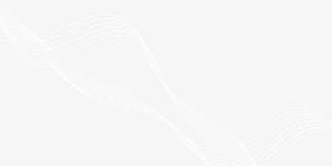 Abstract modern background with flowing particles. Digital technology concept. vector line white banner technology