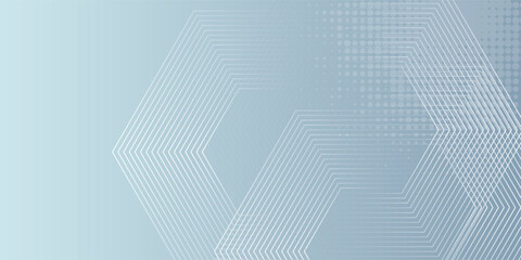 Abstract lines on gray background. Geometric stripe line art style