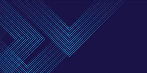 Dark blue square line abstract background. Shiny blue square geometric lines with future technology concept VECTOR BANNER PATTERN GEOMETRIC EPS10