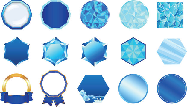 冷却・クールイメージのグラフィックイラスト素材