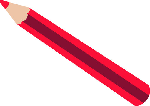 Red Colored Pencil