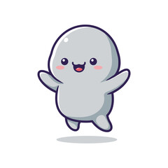 Obraz premium Adorable Cartoon Character Illustration