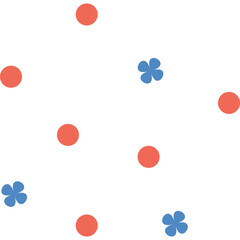 Fototapeta premium Cute Dots Decoration