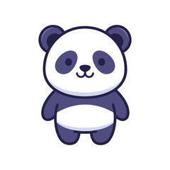 Fototapeta premium Adorable Cartoon Panda Illustration