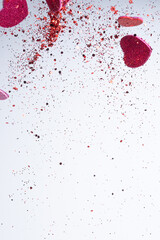 Red Paint Splash Abstract Texture Background