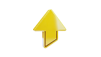 Yellow Up Arrow