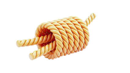 Orange Twisted Rope Coil